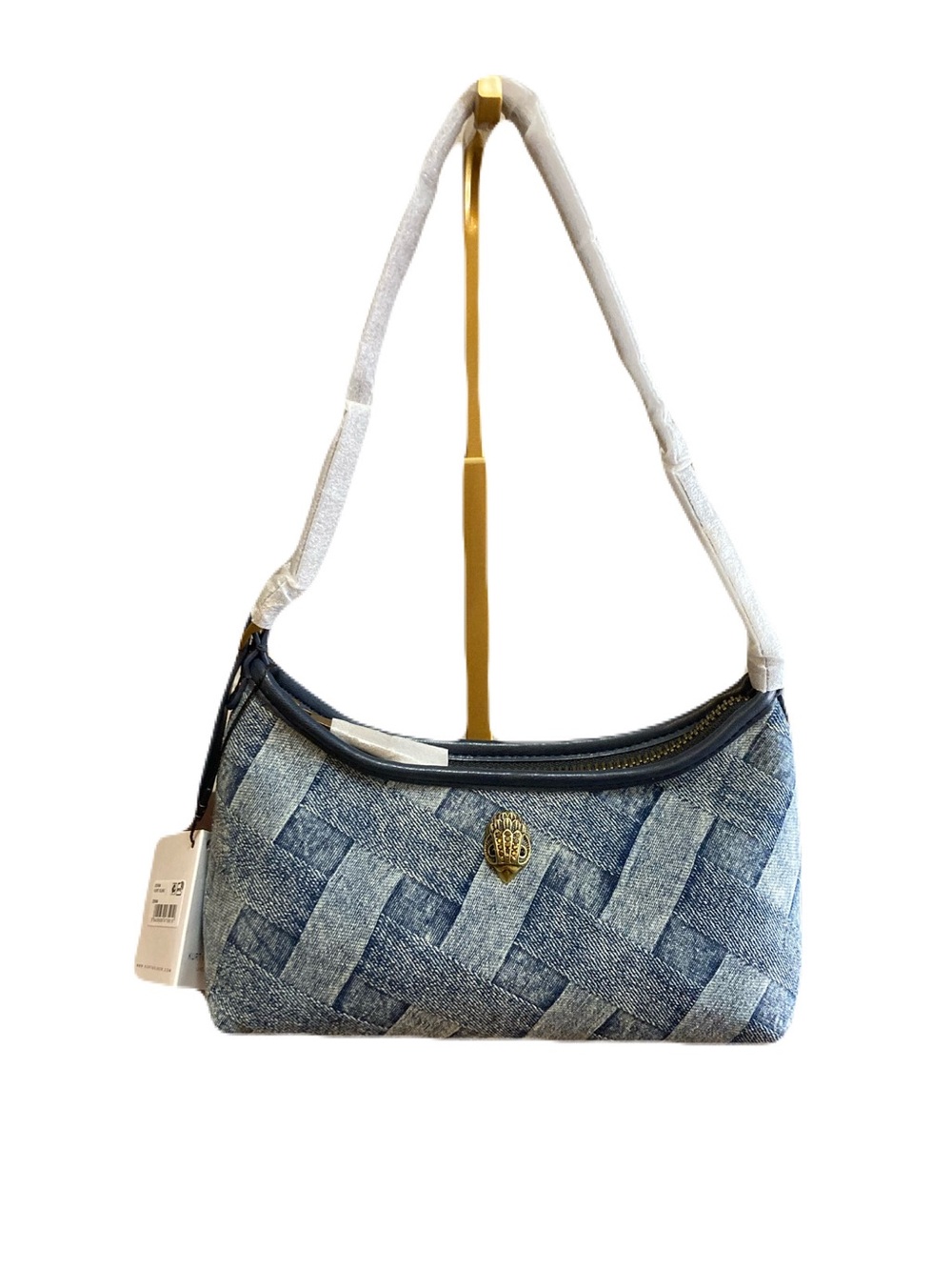 Kurt Geiger London Denim Eagle Sling Bag NWT Dust Bag